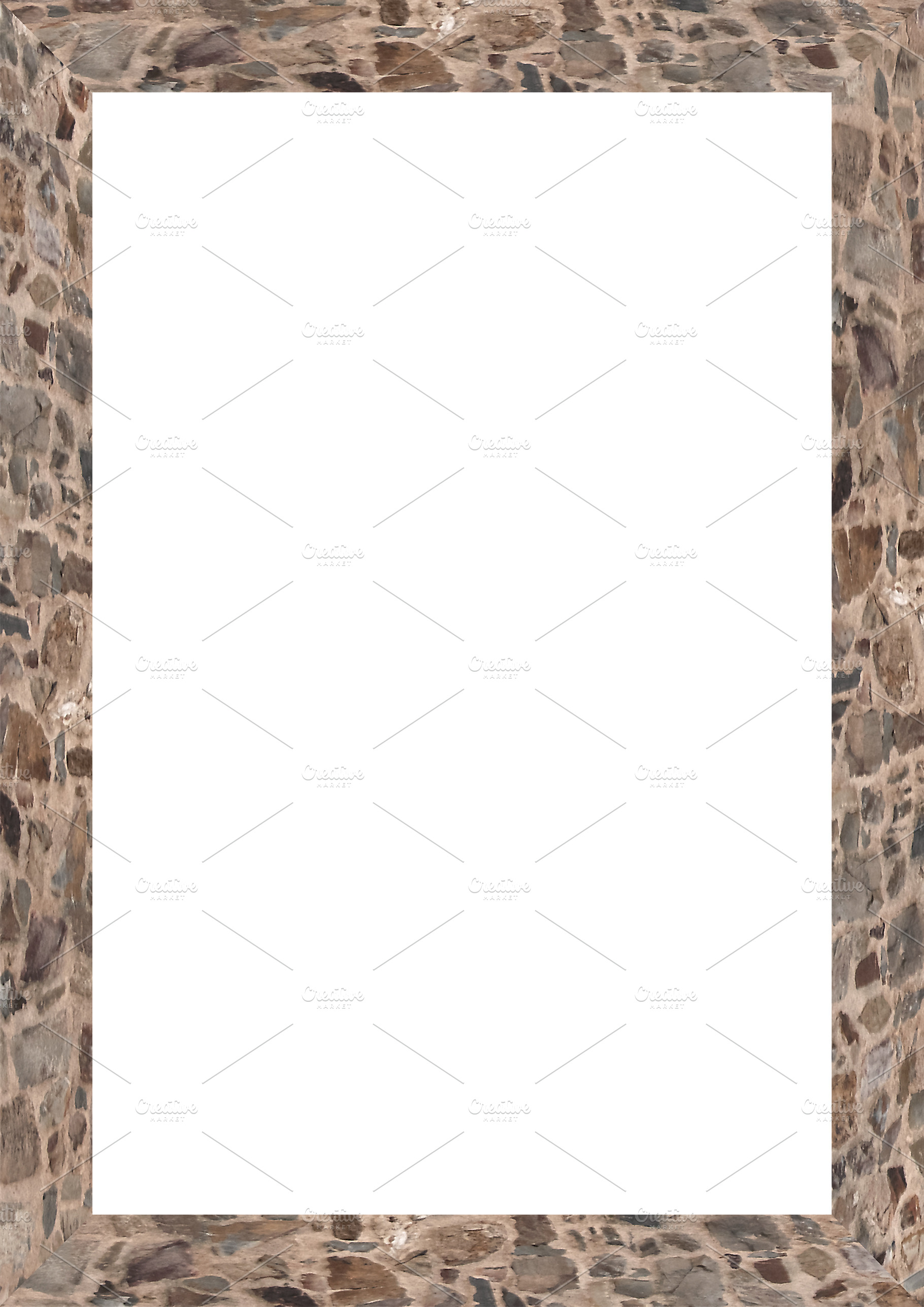 White Frame with Decorated Borders, a Person Photo by DanFLCreativo