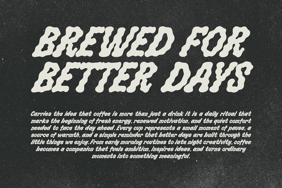 Bloobies – Wavy Display Typeface, a Handwritten Font by Blankids Studio (Photo 8 of 12)