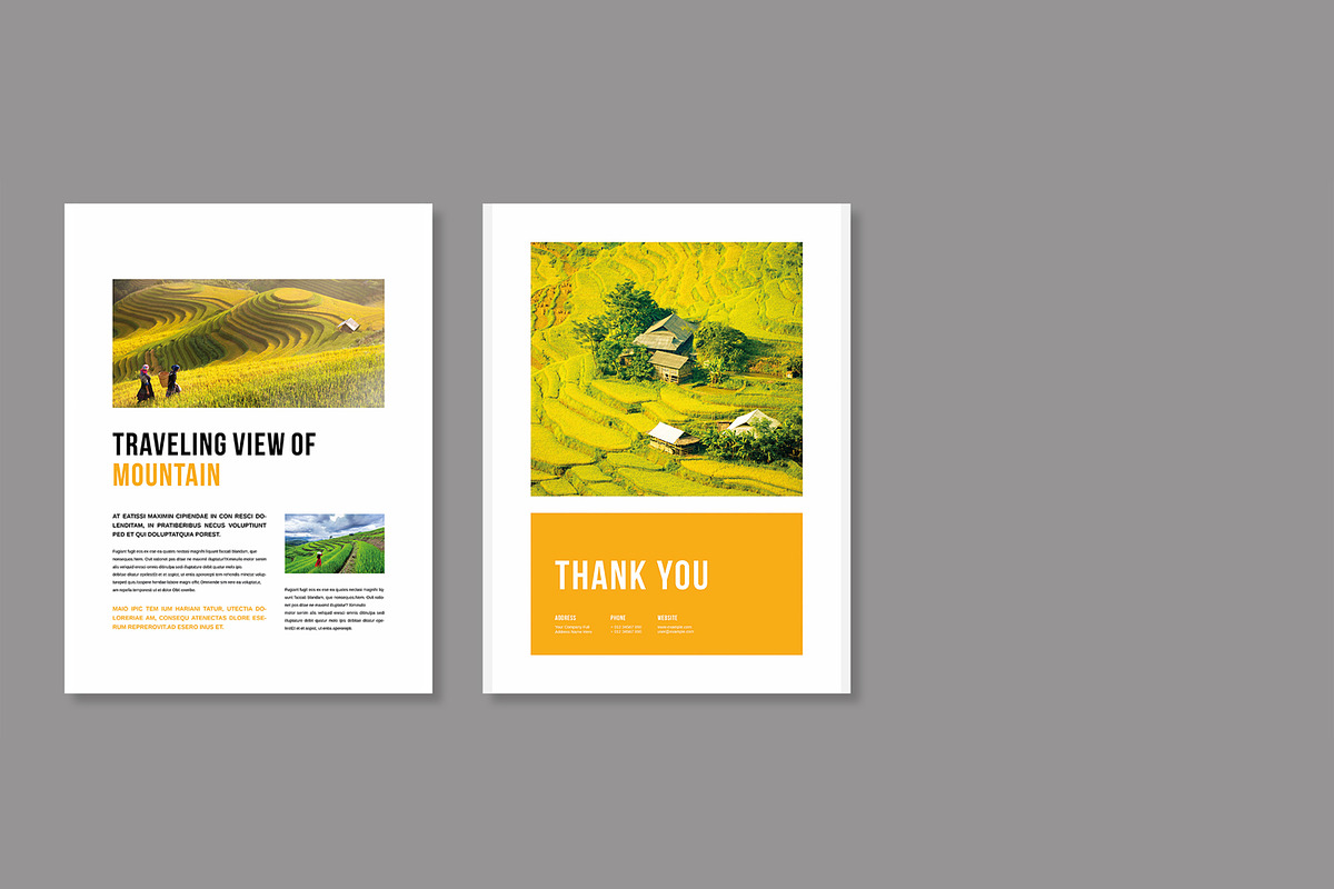 Travel Ebook Template Layout preview 7