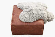 Joybird Lyle Leather Ottoman, a Furniture 3D Model by 3dmitruk (Thumbnail 10 of 30)