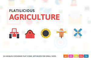 Agriculture Flat Icons