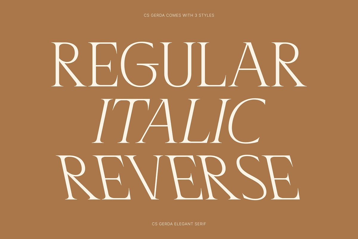 CS Gerda – Elegant Serif Font, a Serif Font by Craft Supply Co. (Photo 3 of 8)