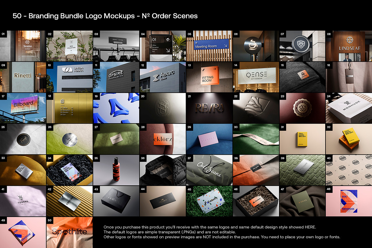 50 Logo Mockup Branding Bundle - V6, a Product Mockup by Asylab (Photo 2 of 63)