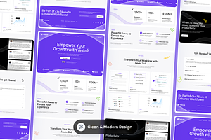 Twizzle - SaaS Startup Landing Page