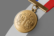 Embossed Medal Logo Mockup, a Product Mockup by DesignNeutrons (Thumbnail 4 of 4)