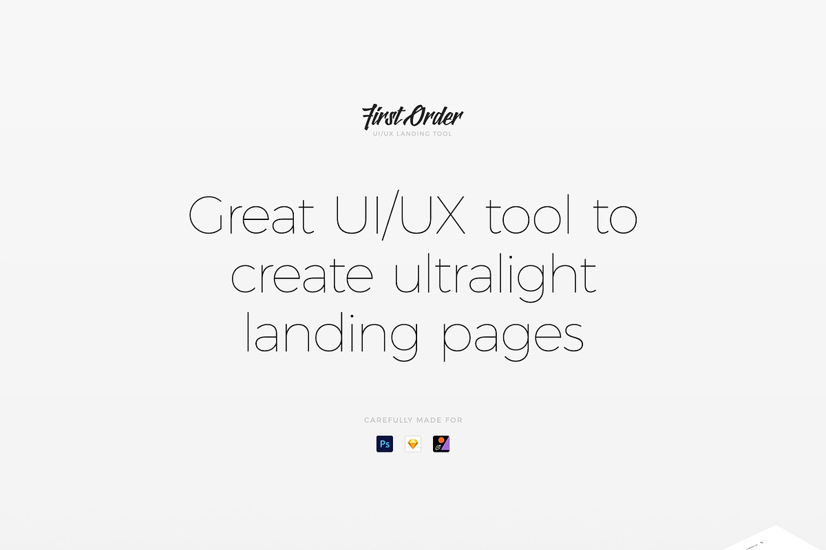 First Order UI/UX Tool, a Templates & Theme by Craftwork (Photo 3 of 9)