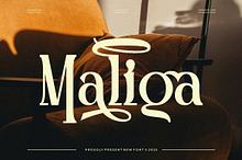 Maliga || Modern Classy Serif Font