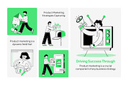Product Marketing Illustration Set, a Person Illustration by Vectors Market (Thumbnail 3 of 7)