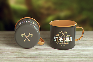 Enamel Mug / Tin Cup MockUp