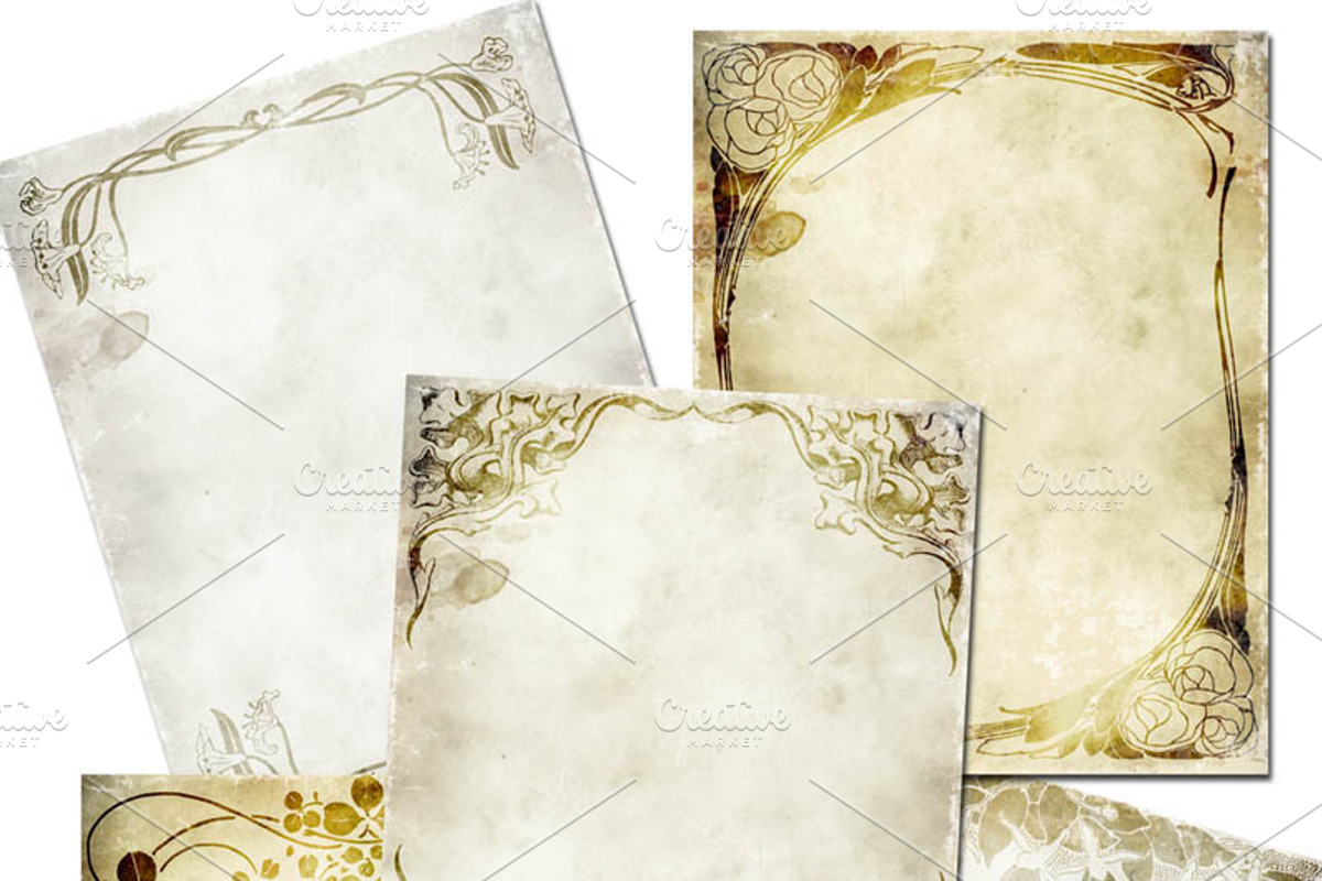 Antique frames, a Texture Graphic by Digital Art Side.
