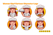Woman Chef Cartoon Character Pack, a Person Illustration by MEDZ (Thumbnail 3 of 3)