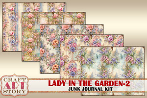 Ladies Garden-2 Junk Journal Kit