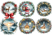 Christmas  Winter Scenes Png, an Illustration by Designworld (Thumbnail 2 of 6)