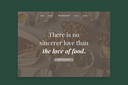 Minimal Food Blog/Web Template, a Websites & App Template by O N N O (Thumbnail 5 of 7)