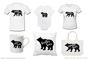 Mama bear, papa bear, vector set, a Graphic by Illustree (Thumbnail 5 of 5)
