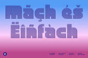 CS Anders Slitscan, a Sans Serif Font by Craft Supply Co. (Thumbnail 7 of 8)
