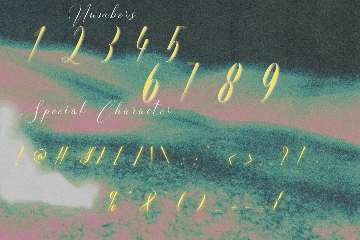 Crystal Loom Handwriting Font, a Handwritten Font by GearShift (Photo 7 of 7)