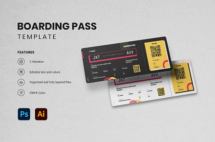 Boarding Pass - Pesta 3, a Templates & Theme by Themes Awesome