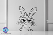 Easter Bunny Cute Bunny Svg Png Bund, an Object Graphic by FiveStarCrafting (Thumbnail 10 of 14)