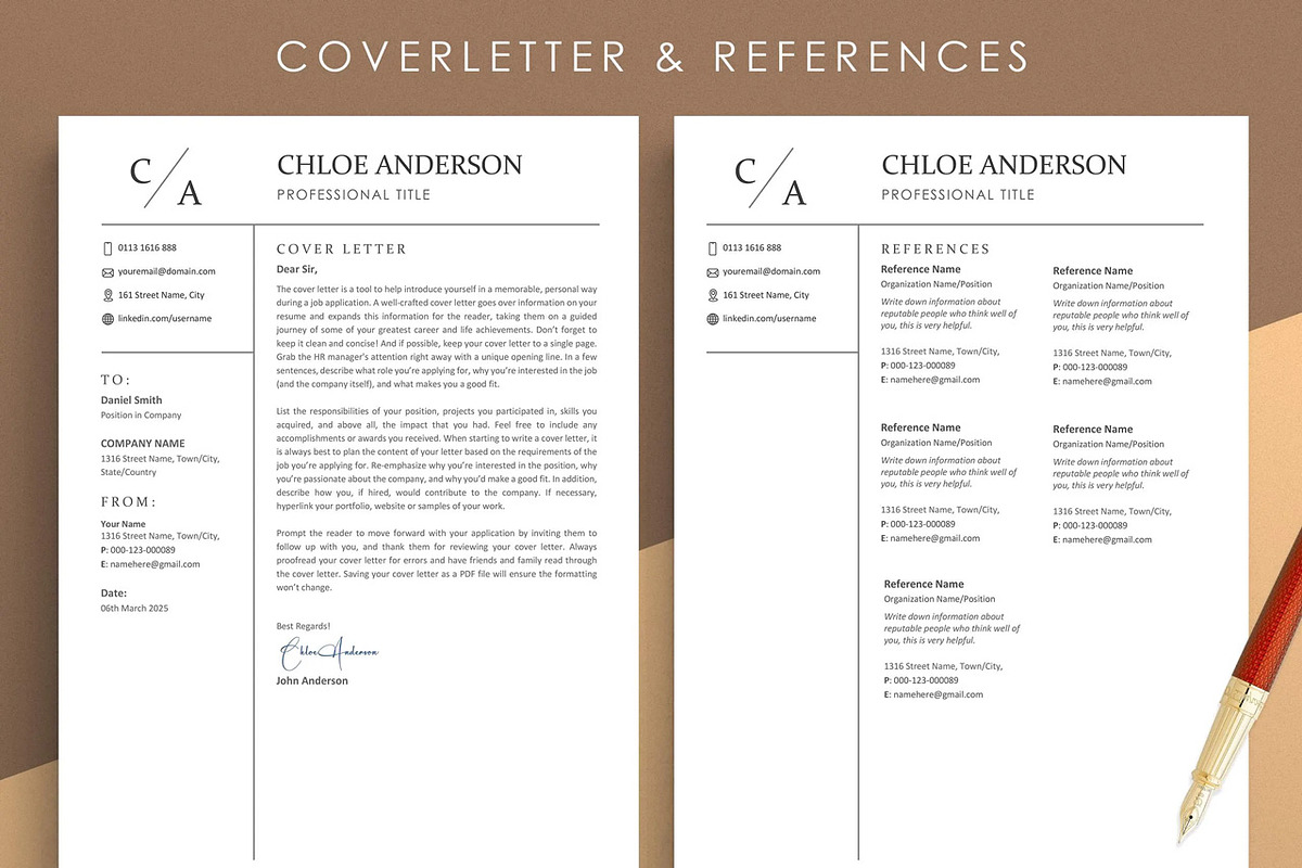Resume Template Word, Google Resume, a Resume Template by resumetemplathttps://d3es (Photo 4 of 9)