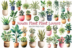 House Plant Plant Lovers clipart, an Illustration by Designworld