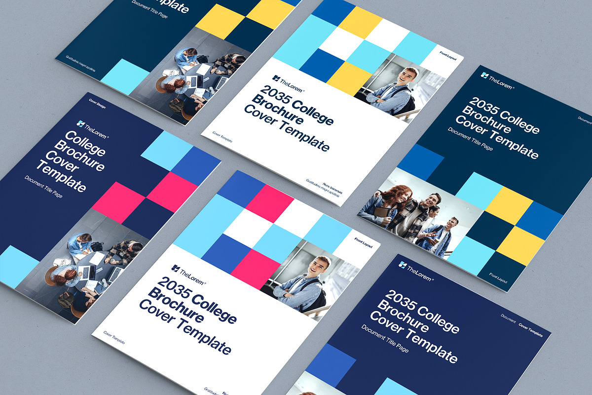 College Brochure Cover Template, a Brochure Template by BrandPacks (Photo 3 of 6)