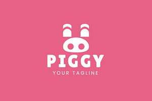 piggy logo vector icon illustration, a Branding & Logo Template by Dyn Studio