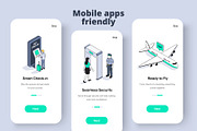 AirportFlow-Isometric Illustration, a Transportation Illustration by Creative Graphics (Thumbnail 5 of 9)