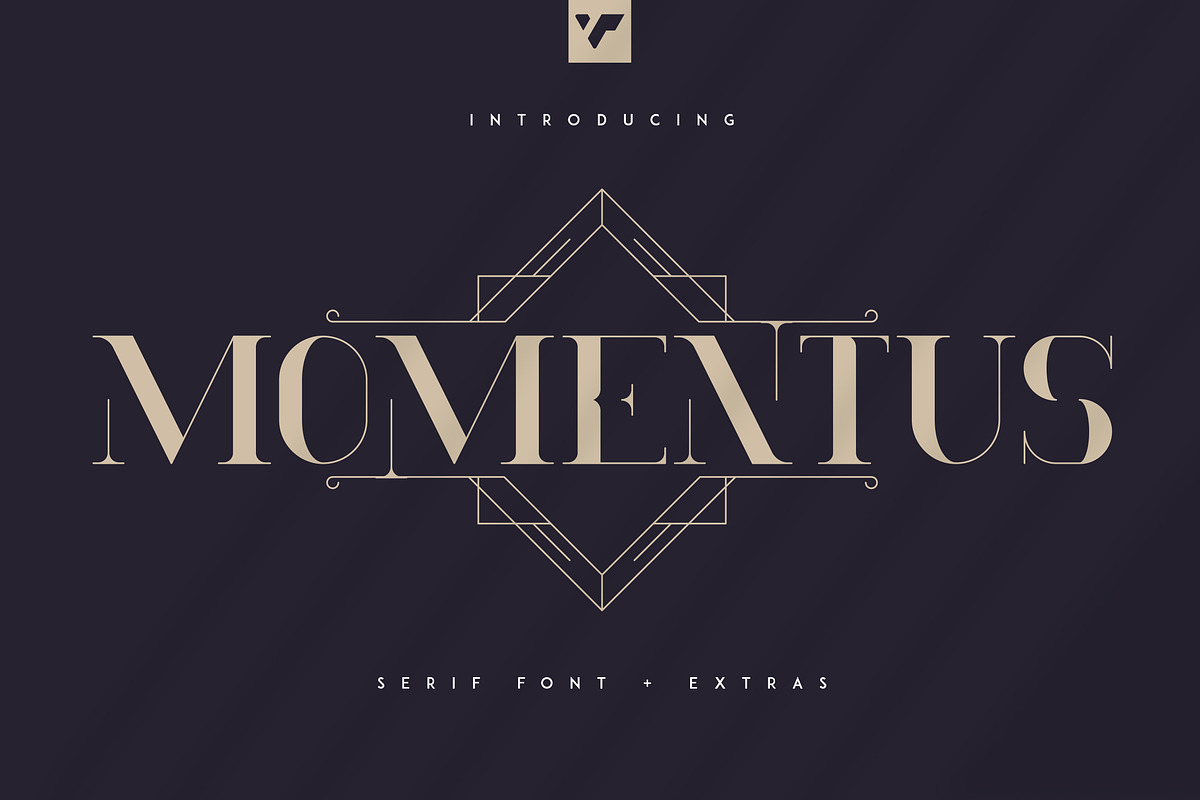 Momentus serif font + Extras