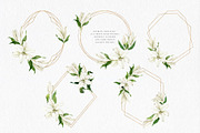White Lilies Watercolor Set, an Illustration by Natalia Fedorova (Thumbnail 6 of 12)