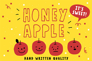 Honey Apple - Juicy Typeface