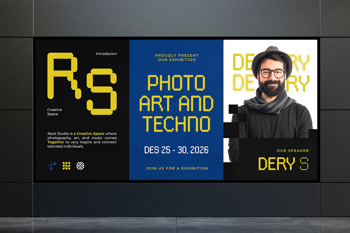 Capsplay -  Futuristic Dot Pixel, a Sans Serif Font by Typia Nesia (Photo 12 of 14)