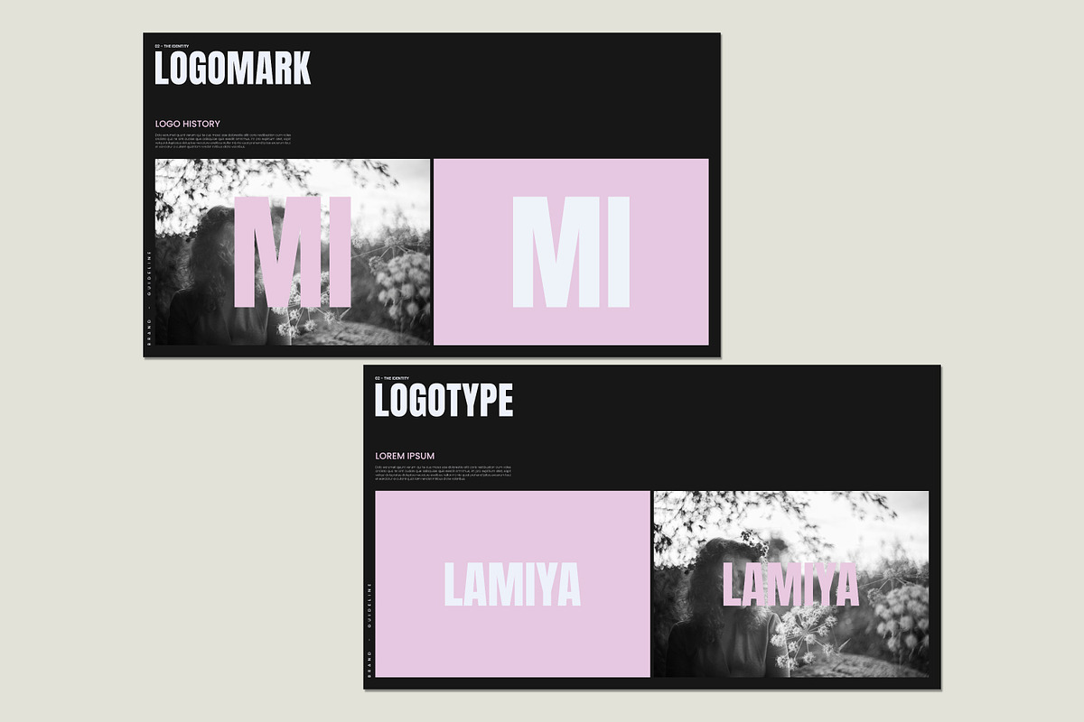 LAMIYA | Brand Guideline Template, a Presentation Template by shaondesigns (Photo 4 of 11)