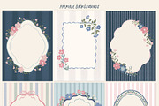 Cottagecore pattern background, a Pattern Graphic by Cozy pattern shop (Thumbnail 7 of 10)