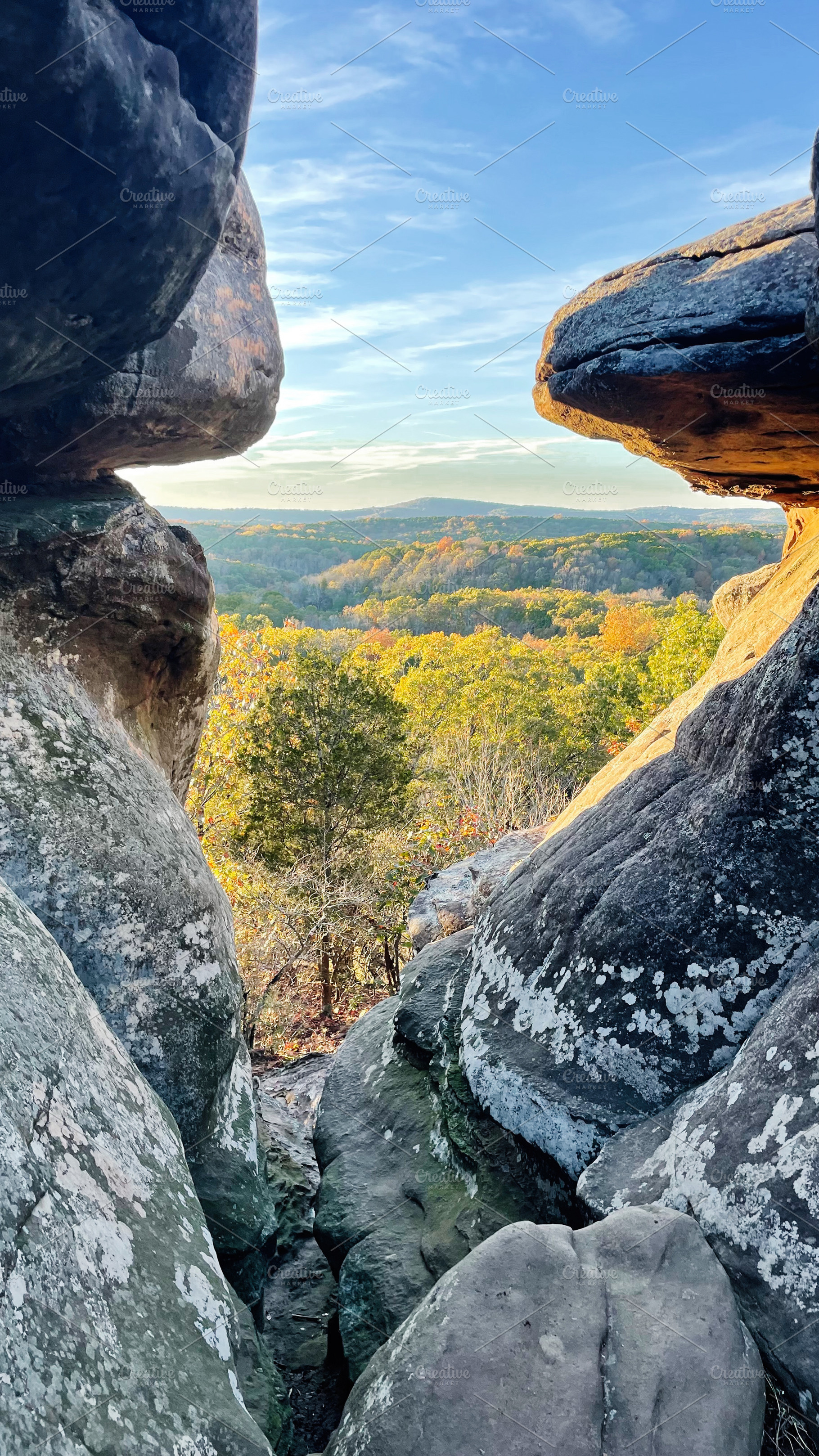 Craggy rock formations frame a canyon view at Garden of the Gods in Colorado Sp, a Nature Photo by AS photostudio