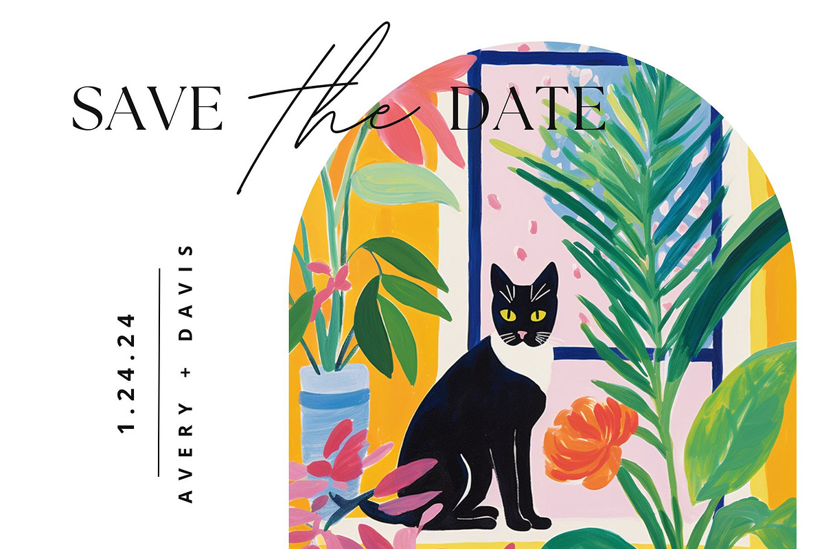 Botanical Cat Clipart Templates, an Animal Illustration by ARTOZEN DIGITAL (Photo 10 of 16)