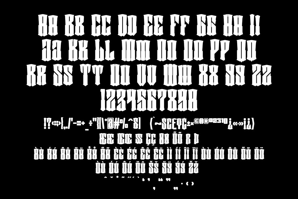 Sheza, a Blackletter Font by Linecreative (Photo 8 of 8)