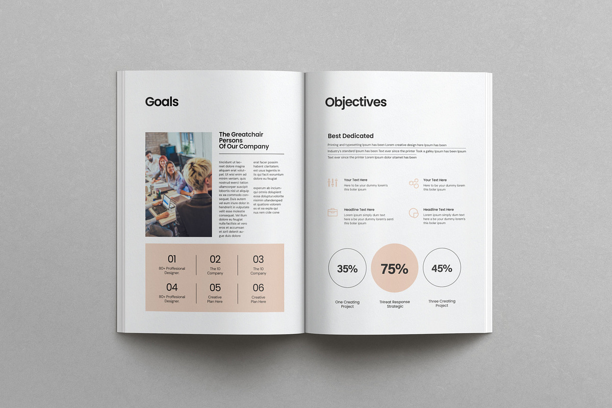 Pitch Deck Template, a Brochure Template by Creatiya Type