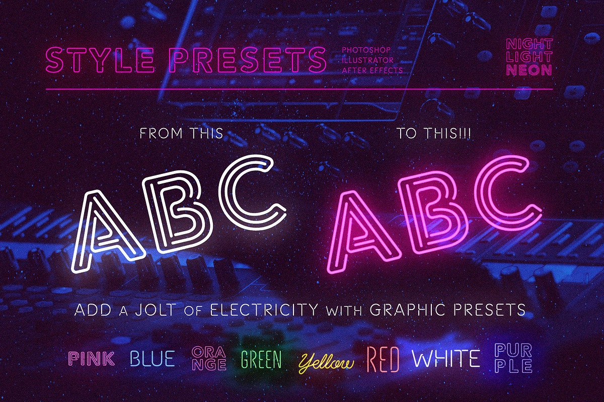 Retro Neon Font - Inline Style preview 6