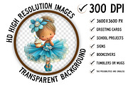 Whimsical Birthday Kids Clipart, an Illustration by Craft Nest (Thumbnail 2 of 6)