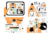 Line Character - Illustrations, a Templates & Theme by Boyko Pictures (Thumbnail 10 of 13)