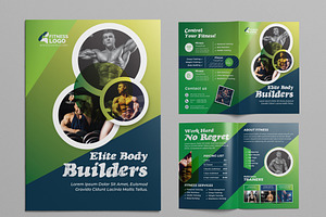 Fitness Plan Bifold Brochure, a Brochure Template by Cristal Pioneer