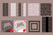 Set of 15 vector lace cliparts, a Pattern Graphic by Ajuga (Thumbnail 5 of 7)