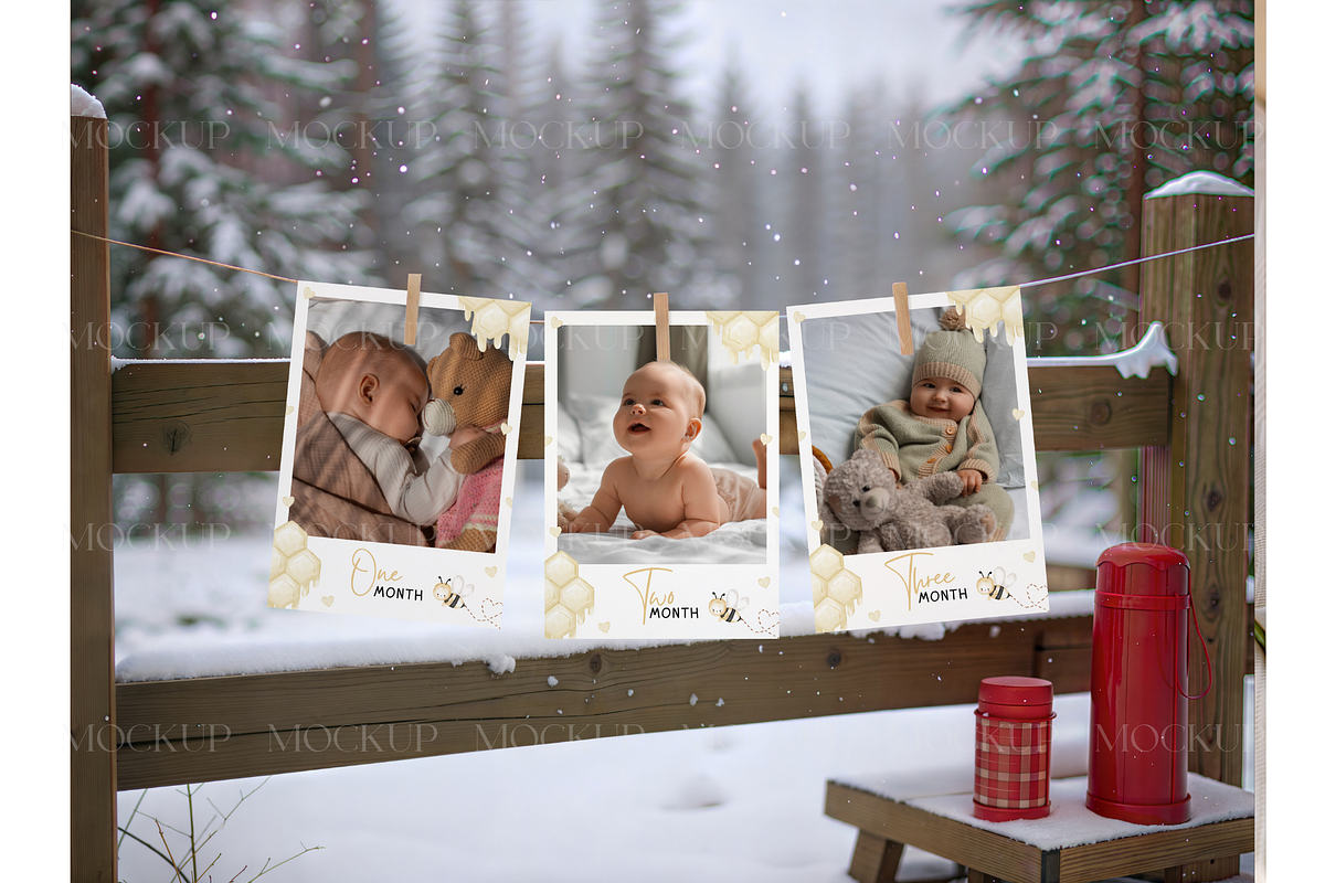 Holiday Cards Mockup in Nature, a Product Mockup by MockupWizard (Photo 2 of 3)