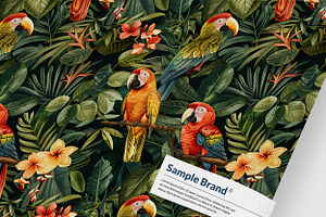 TROPICAL JUNGLE Seamless Pattern