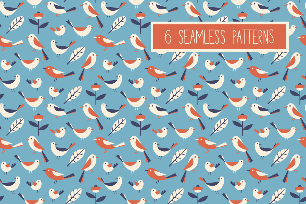 Set of 6 patterns