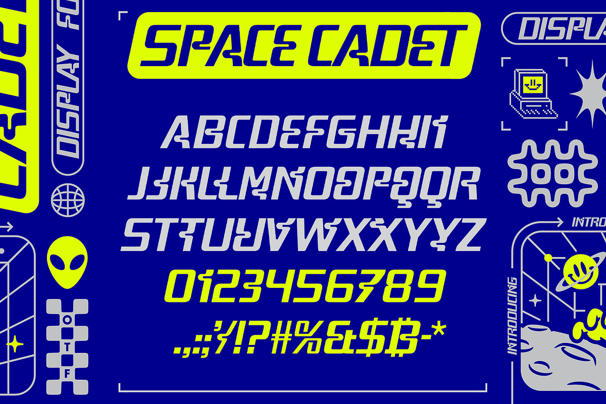 Space Cadet Font, a Font by MightySHORT (Photo 2 of 2)