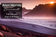 Alien Worlds: Environments, a Decorative Illustration by Sapphire X Designs (Thumbnail 3 of 3)