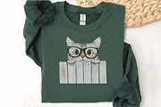 Quirky Cats on a fence clipart, an Illustration by Watercolor design (Thumbnail 10 of 12)