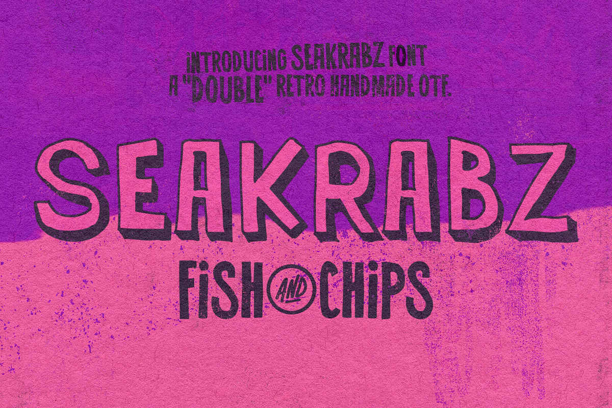 SEAKRABZ FONT, a Script Font by ATV SHOP (Photo 1 of 3)